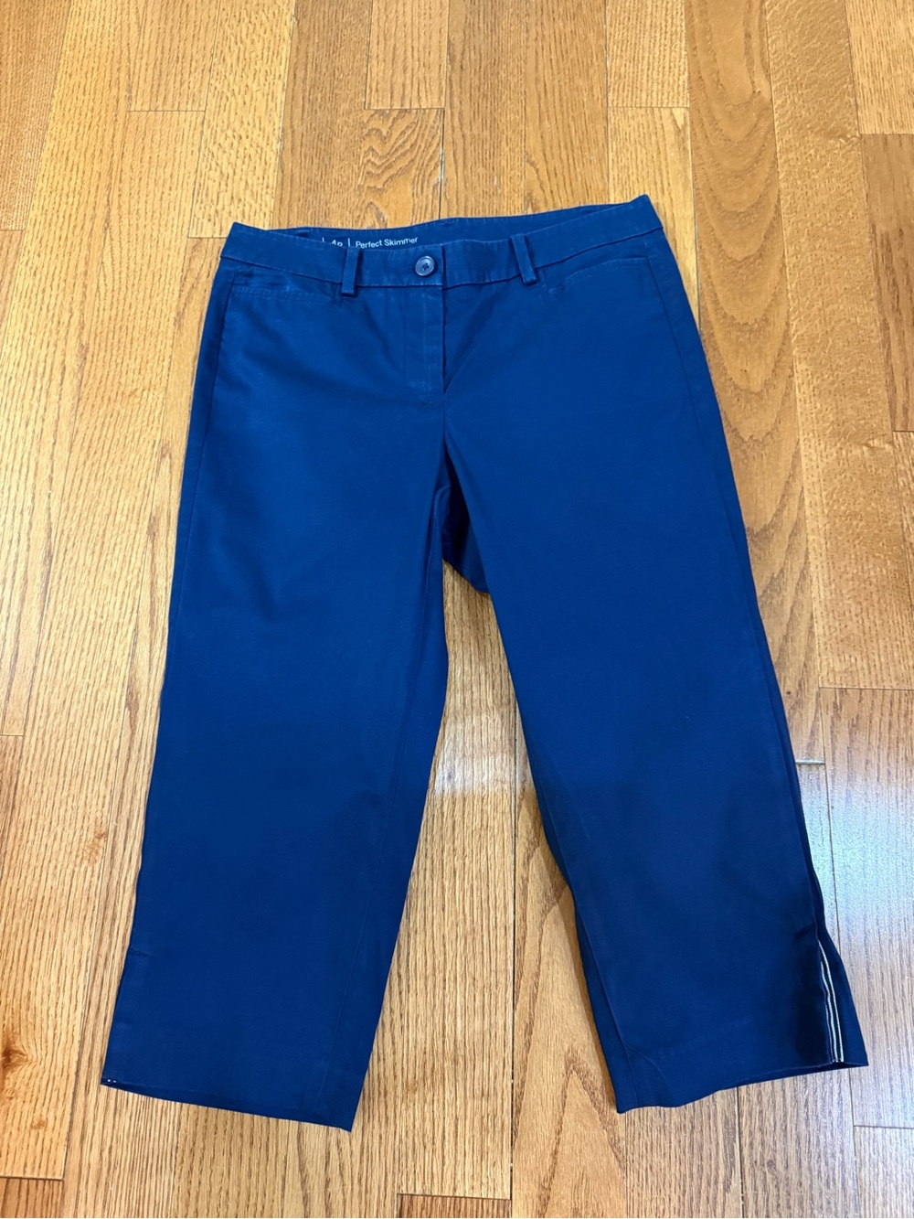 Talbots blue  Capri Pants pants perfect skimmer 4p